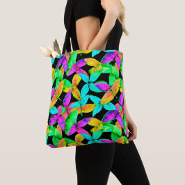 Neonscape Leaf Muster Tasche