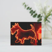 Neonschild Route 66 Postkarte (Stehend Vorderseite)