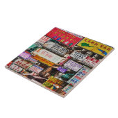 Neonschilder in den Straßen Hongkongs Fliese (Seite)