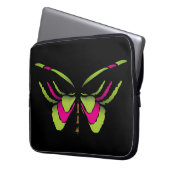 Neonschmetterling Laptopschutzhülle (Vorderseite Links)