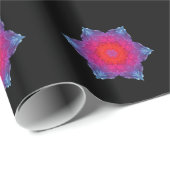 Neonschneeflocke Geschenkpapier (Rolleneckpunkt)