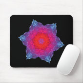 Neonschneeflocke Mousepad (Mit Mouse)