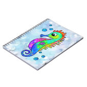 Neonseepferd Notizblock (Linke Seite)