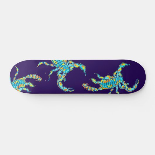 Neonskorpions-Skateboard Skateboard (Horizontal)