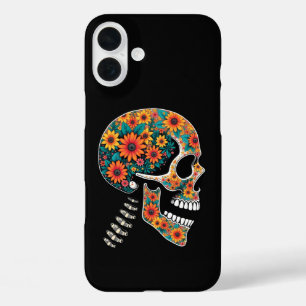 Neonskull- Halloween gothic iPhone 16 Plus Hülle