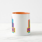 NeonSkyline Phoenix, Arizona | Tasse (Zentrum)