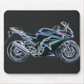 Neonsport-Fahrrad-Motorrad Mousepad (Vorne)