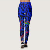 Neonspritze Leggings (Rückseite)