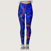 Neonspritze Leggings (Vorderseite)