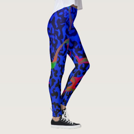Neonspritze Leggings (Rechts)