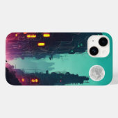 Neonstadt Case-Mate iPhone Hülle (Rückseite (Horizontal))