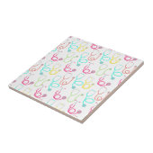 Neonstethoskop-Muster Fliese (Seite)