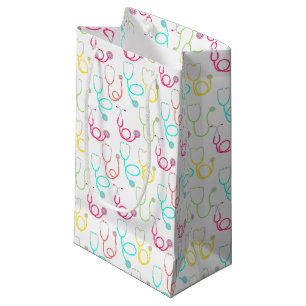 Neonstethoskop-Muster Kleine Geschenktüte