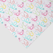 Neonstethoskop-Muster Seidenpapier (Ausschnitt)