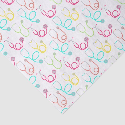 Neonstethoskop-Muster Seidenpapier (Ausschnitt)