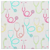 Neonstethoskop-Muster Stoff (Nahaufnahme)