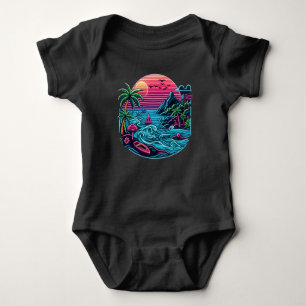 Neonstrand von Tropical/Hawaii Baby Strampler