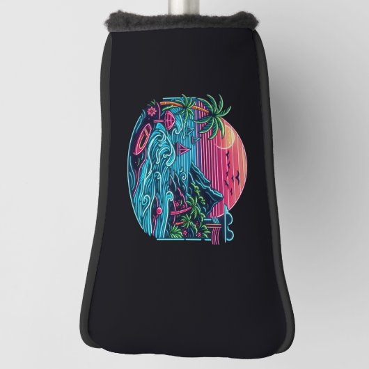 Neonstrand von Tropical/Hawaii Golf Headcover (Rotieren 90)