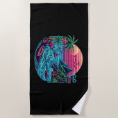 Neonstrand von Tropical/Hawaii Strandtuch (Vorderseite)