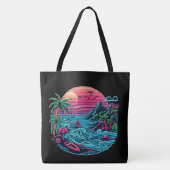 Neonstrand von Tropical/Hawaii Tasche (Vorderseite)