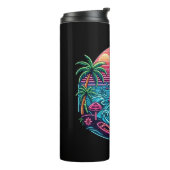 Neonstrand von Tropical/Hawaii Thermosbecher (Nach links gedreht)