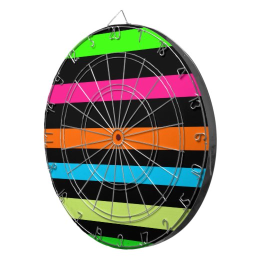 Neonstreifen Dartscheibe (Vorderseite rechts)
