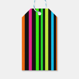 Neonstreifen Geschenkanhänger