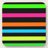 Neonstreifen Getränkeuntersetzer (Vorderseite)