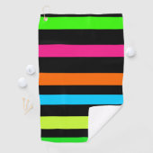 Neonstreifen Golfhandtuch (Insitu)