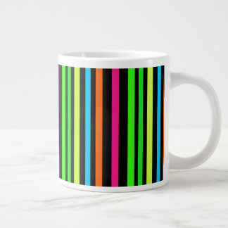 Neonstreifen Jumbo-Tasse