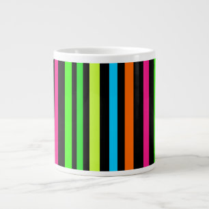 Neonstreifen Jumbo-Tasse
