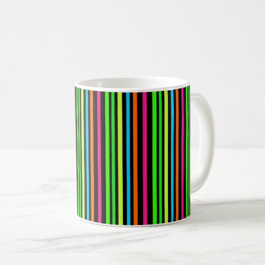 Neonstreifen Kaffeetasse (VorderseiteRechts)