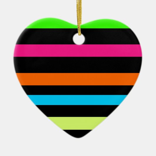 Neonstreifen Keramikornament (Vorne)