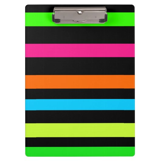 Neonstreifen Klemmbrett (Vorderseite)