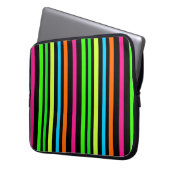 Neonstreifen Laptopschutzhülle (Vorderseite Links)