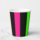 Neonstreifen Pappbecher (Rückseite)