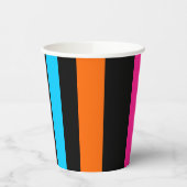 Neonstreifen Pappbecher (Links)