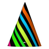 Neonstreifen Partyhütchen (Links)