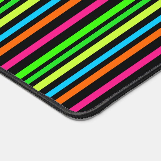 Neonstreifen Schreibtischunterlage (Ecke)