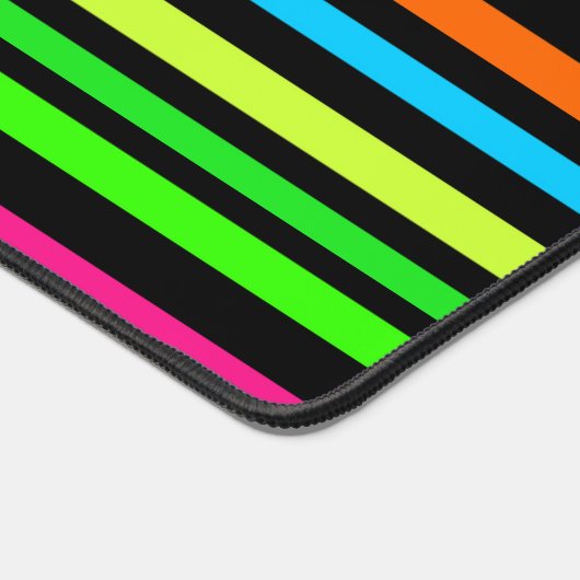 Neonstreifen Schreibtischunterlage (Ecke)