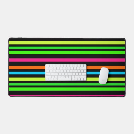 Neonstreifen Schreibtischunterlage (Tastatur & Maus)