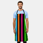 Neonstreifen Schürze (Getragen)