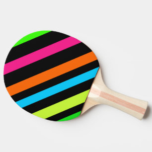Neonstreifen Tischtennis Schläger