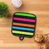 Neonstreifen Topflappen (Oben Unten)