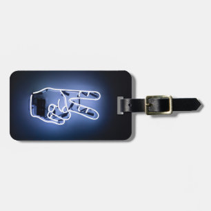 Neonstück Gepäckanhänger
