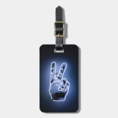 Neonstück Gepäckanhänger (Vorderseite vertikal)