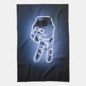 Neonstück Geschirrtuch (Vertikal)