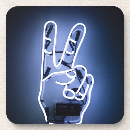 Neonstück Getränkeuntersetzer (Vorderseite)