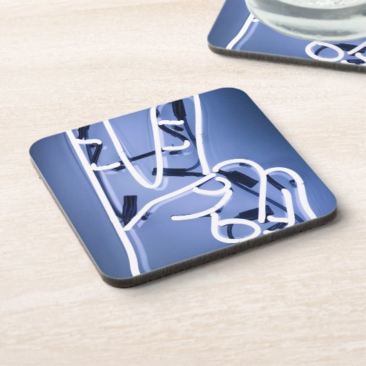 Neonstück Getränkeuntersetzer (Linke Seite)