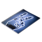 Neonstück Notizblock (Linke Seite)